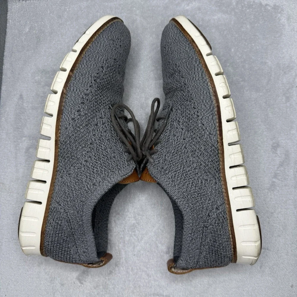 Cole Haan ZEROGRAND Stitchlite Wingtip Oxford Men 9.5 M Gray C27692 Grand OS